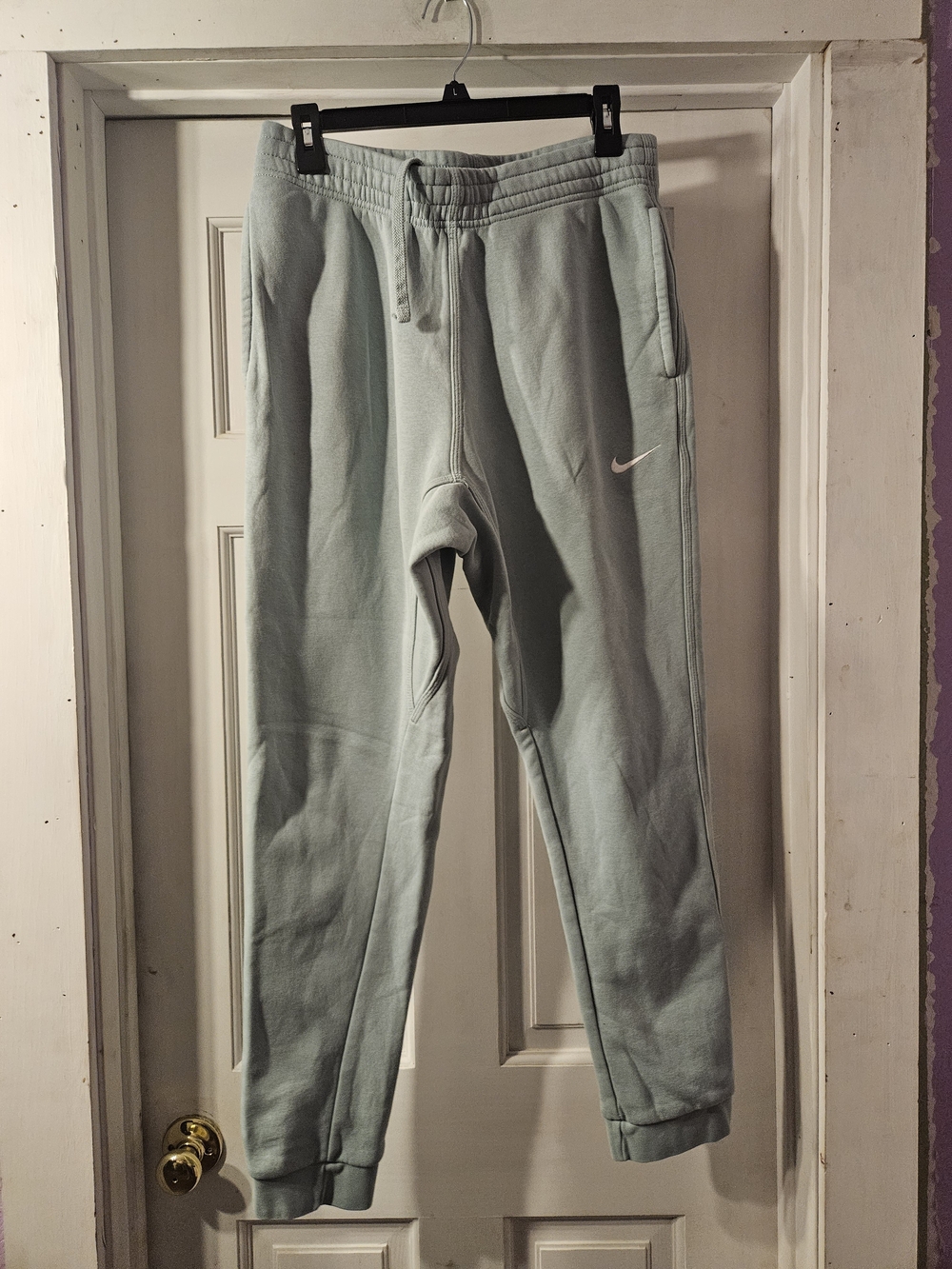 Nike Men's Mint Green Fleece Joggers